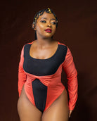 On Edge Bodysuit - Shop Kenya - Affordable Fashion On Edge Bodysuit Hii-Style Shop Kenya - Affordable Fashion Bodysuit on-edge-bodysuit bodysuit, long sleeve bodysuit, peach, pink, Summer top, Top, Tops Shop Kenya - Affordable Fashion