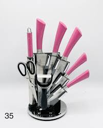 Kitchen knifeset with Stand