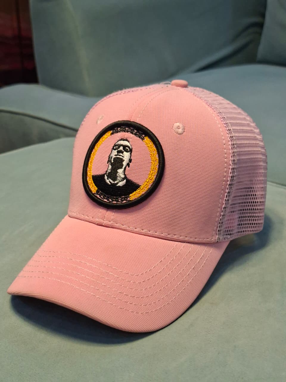 Pink Mesh Back Trucker Hat