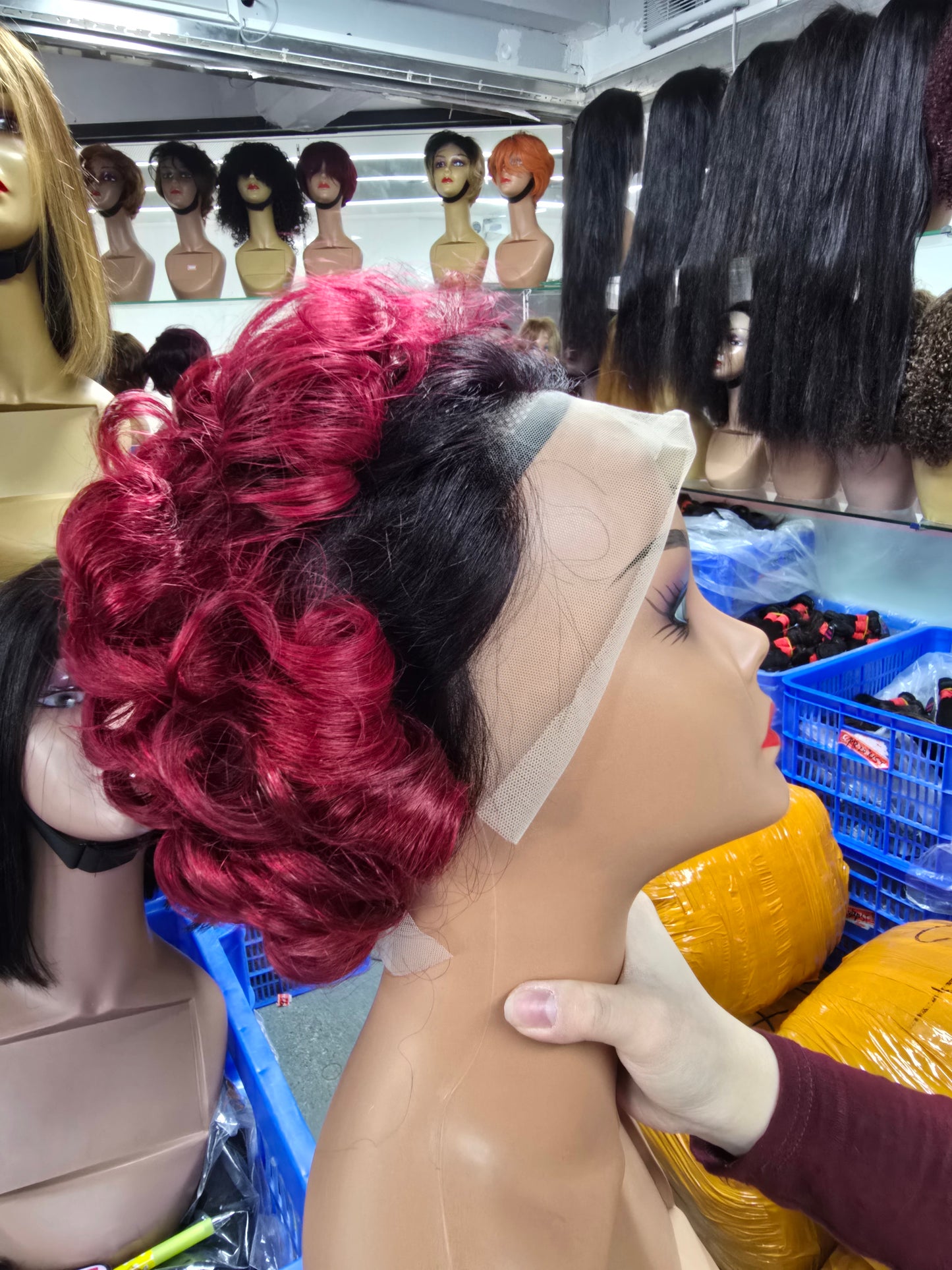 Curly Pixie Human Hair wig