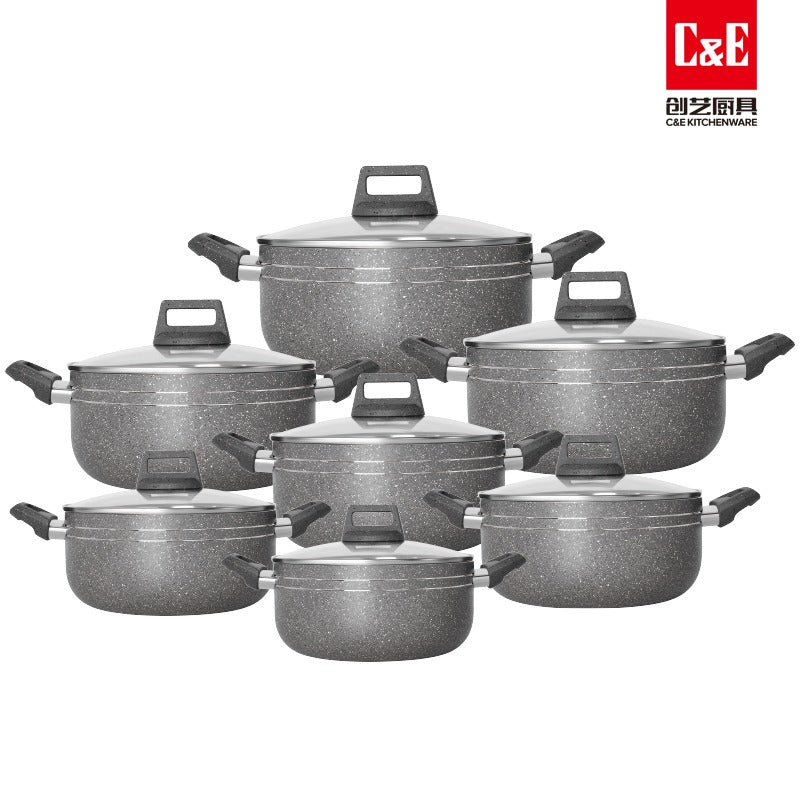 14 pc Saucepan cookware set