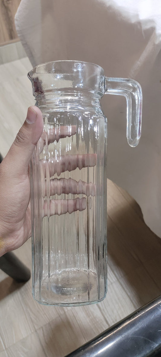 Glass Pitcher With Lid