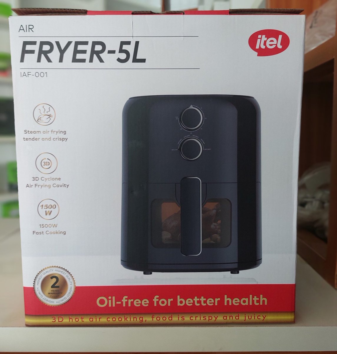 Itel 5L Multi-functional Digital Air Fryer
