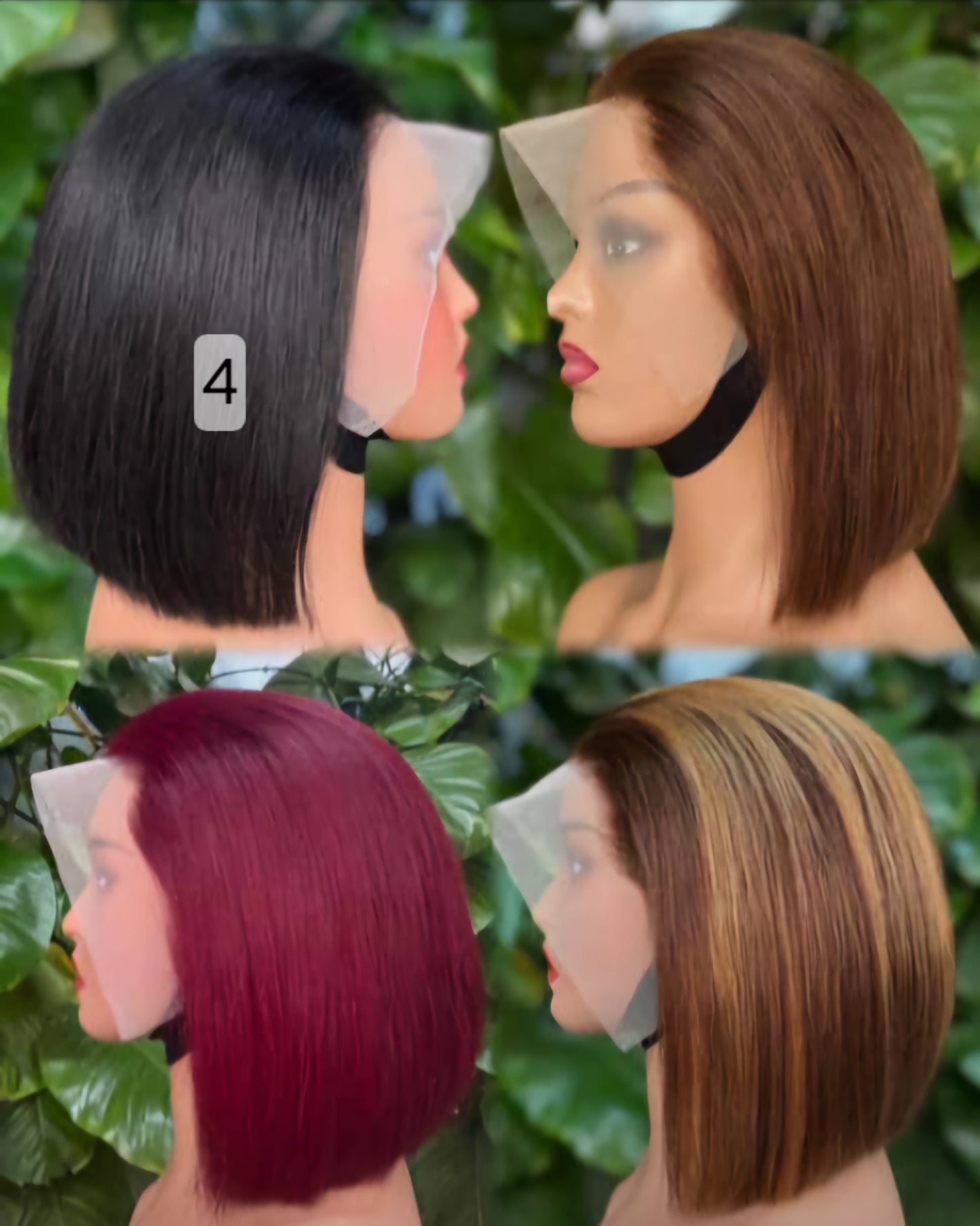 Bob human hair colors