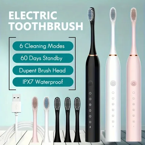 Portable travel electric toothbrush