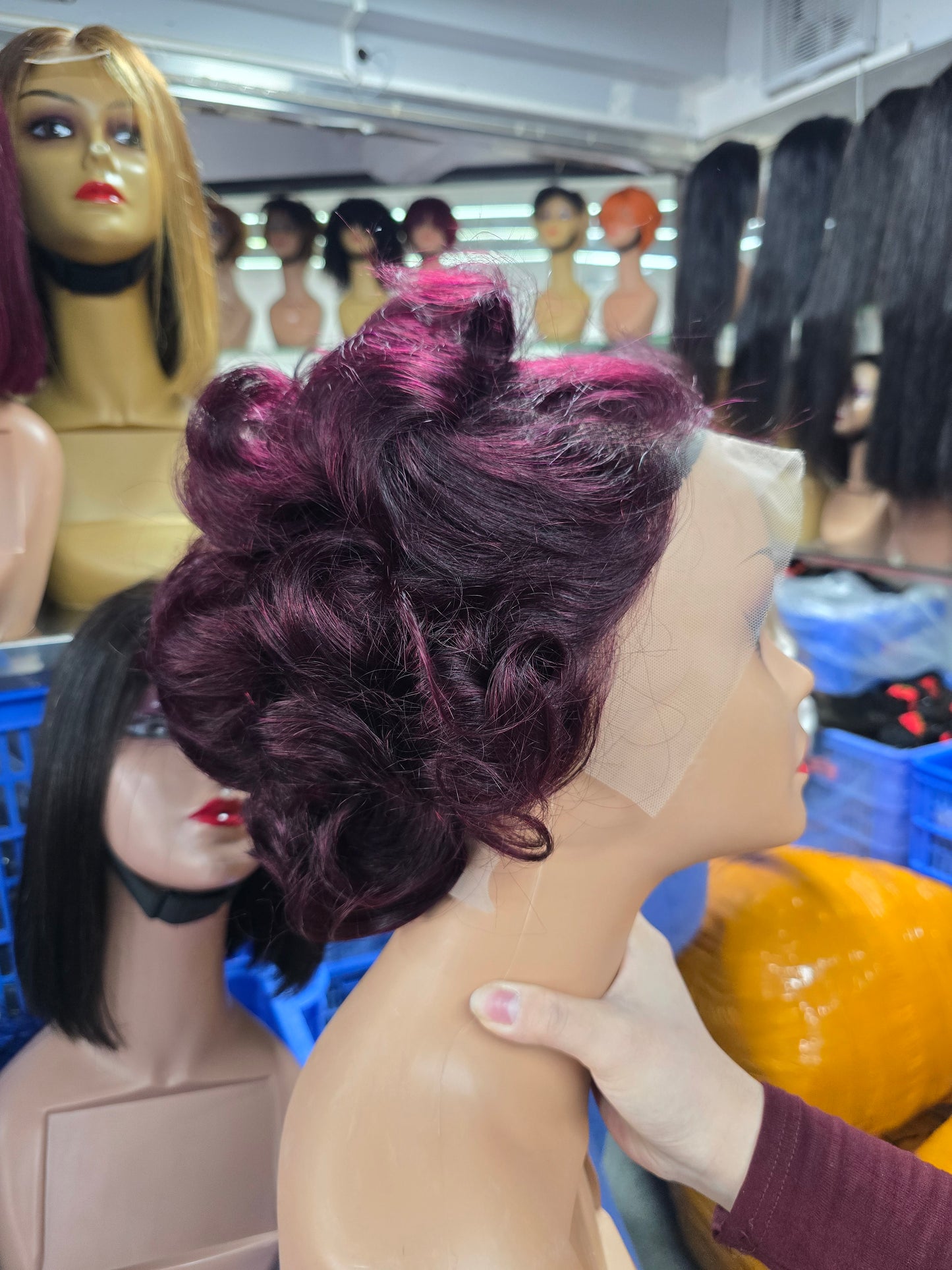 Curly Pixie Human Hair wig