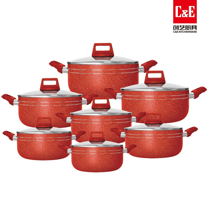 14 pc Saucepan cookware set