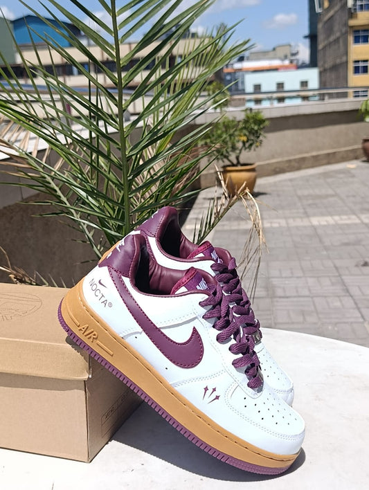 Airforce 1 Nocta Dark Red Sneakers