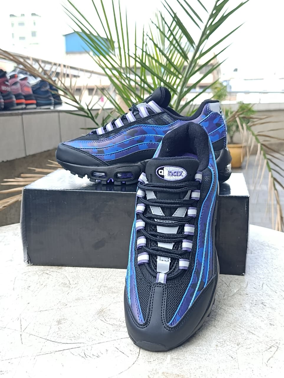 Air Max 95 Black/Racer Blue Camo