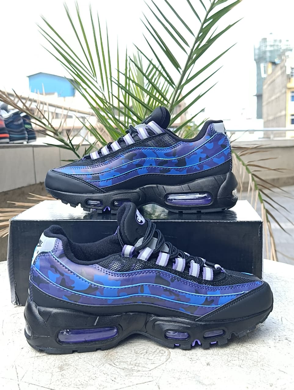Air Max 95 Black/Racer Blue Camo