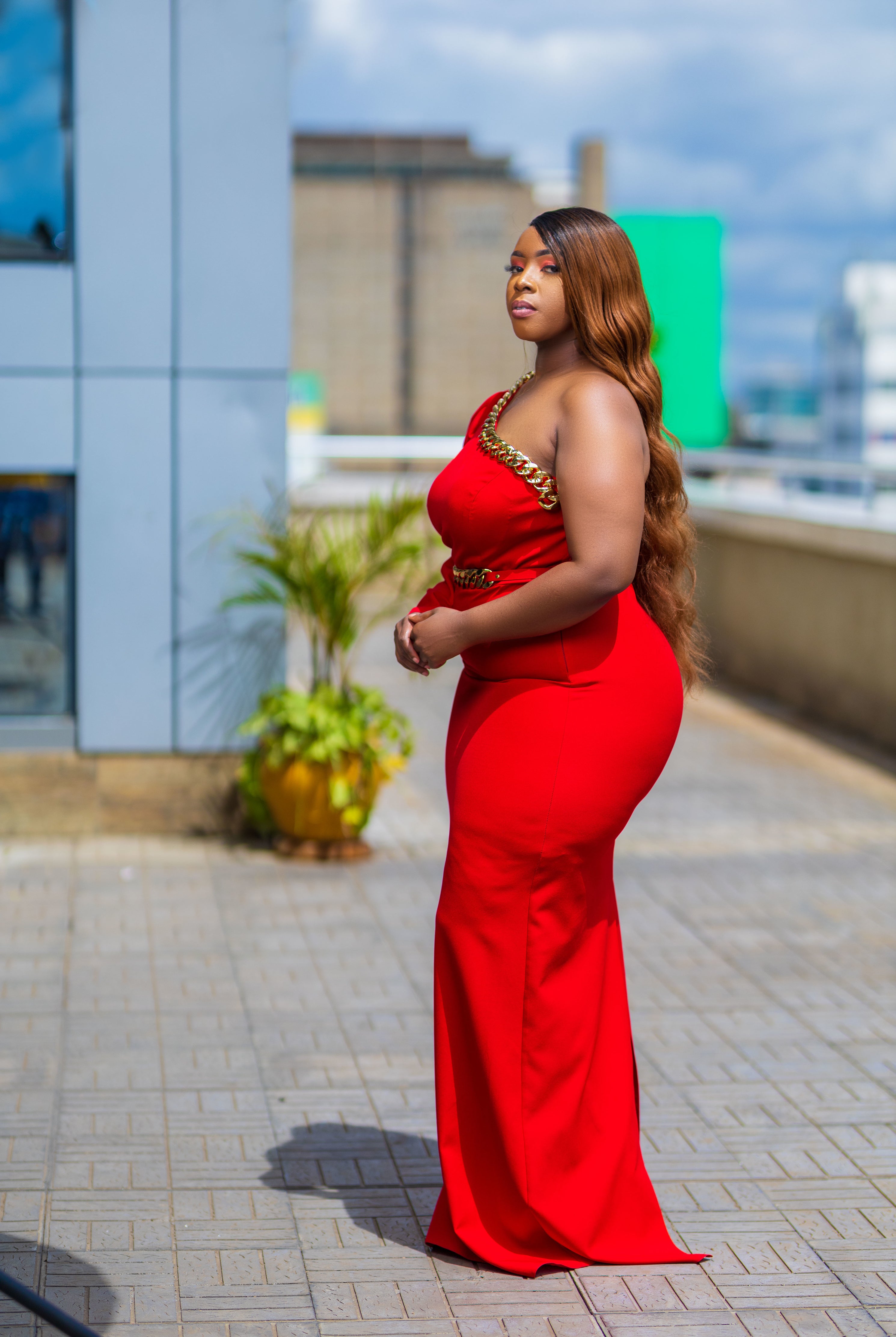 Quest Gown - Shop Kenya - Affordable Fashion Quest Gown hiiii_style Gown quest-gown chelsea_okwako93, Fervente One Hand Chain Gown Shop Kenya - Affordable Fashion